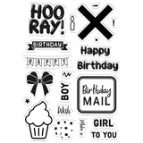 Gemini Birthday Greetings Stamp & Die (GEM-STD-BIGRE)