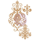 Prima Marketing Inc Elegant Damask Chipboard Diecut (647315)*