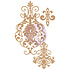 Elegant Damask Chipboard Diecut (647315)* Elegant Damask Chipboard Diecut (647315)*