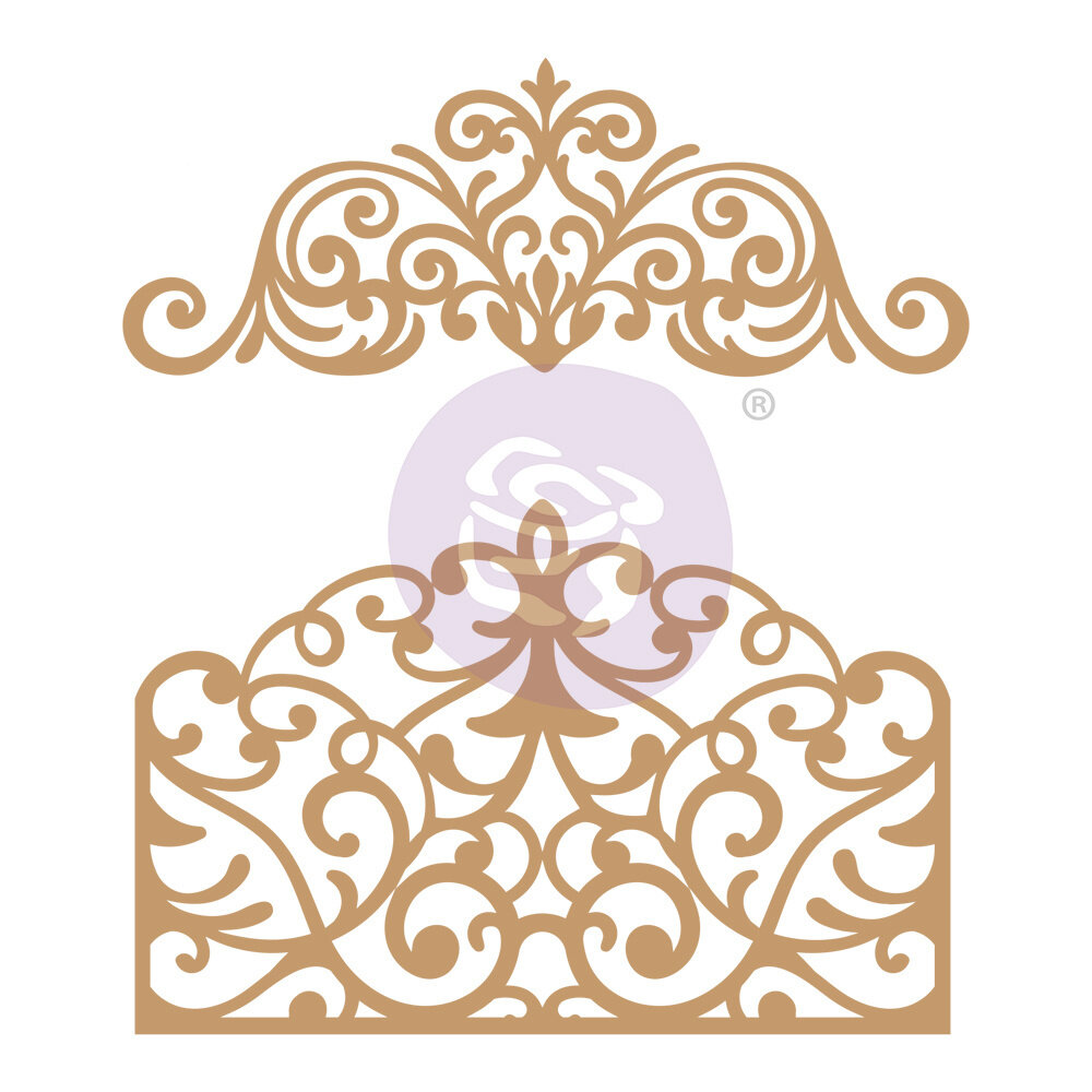 Prima Marketing Inc Flourish Gate Chipboard Diecut (647339) Prima Marketing Inc Flourish Gate Chipboard Diecut (647339)