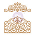 Flourish Gate Chipboard Diecut (647339)* Flourish Gate Chipboard Diecut (647339)*