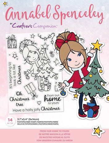 Crafter's Companion Annabel Spenceley From Our Home To Yours Clear Stamps (AS-STP-FROURS) Crafter's Companion Annabel Spenceley From Our Home To Yours Clear Stamps (AS-STP-FROURS)