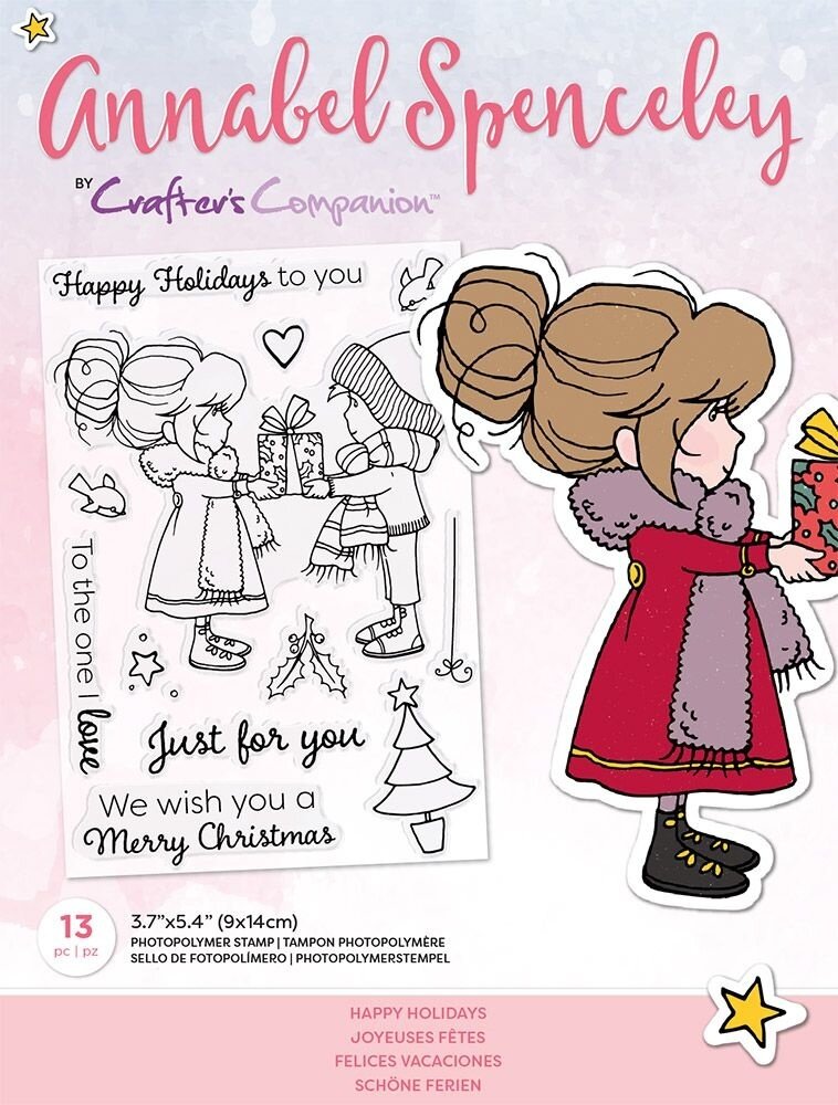 Crafter's Companion Annabel Spenceley Happy Holidays Clear Stamps (AS-STP-HAPAYS) Crafter's Companion Annabel Spenceley Happy Holidays Clear Stamps (AS-STP-HAPAYS)