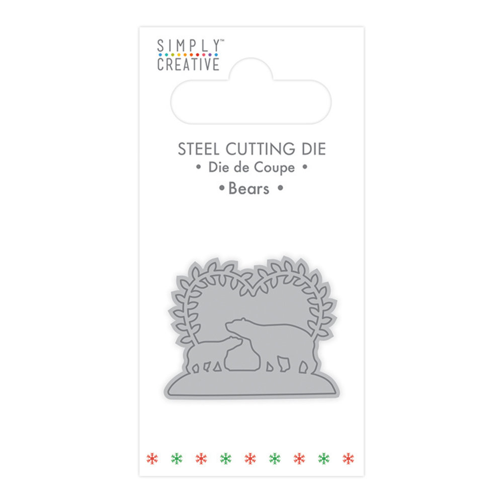 Simply Creative Polar Bear Christmas Die (SCDIE141X20) OP=OP!