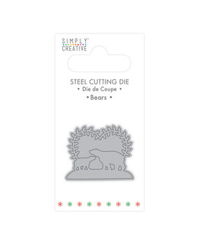 Simply Creative Polar Bear Christmas Die (SCDIE141X20) OP=OP! Simply Creative Polar Bear Christmas Die (SCDIE141X20) OP=OP!