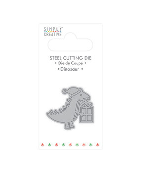 Simply Creative Dinosaur Christmas Die (SCDIE144X20) OP=OP! Simply Creative Dinosaur Christmas Die (SCDIE144X20) OP=OP!