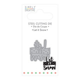 Simply Creative Let It Snow Christmas Die (SCDIE150X20) OP=OP!