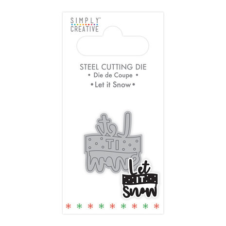 Simply Creative Let It Snow Christmas Die (SCDIE150X20) OP=OP! Simply Creative Let It Snow Christmas Die (SCDIE150X20) OP=OP!