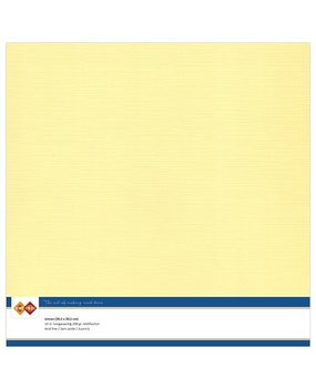 Card Deco Linen Cardstock Light Yellow 10 Vel 30,5x30,5 cm (LKK-SC03) Card Deco Linen Cardstock Light Yellow 10 Vel 30,5x30,5 cm (LKK-SC03)