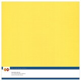Card Deco Linen Cardstock Bright Yellow 10 Vel 30,5x30,5 cm (LKK-SC06)