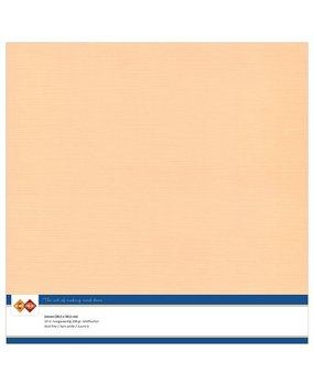Card Deco Linen Cardstock Salmon 10 Vel 30,5x30,5 cm (LKK-SC09)