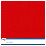 Card Deco Linen Cardstock Red 10 Vel 30,5x30,5 cm (LKK-SC13)