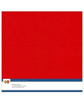 Card Deco Linen Cardstock Red 10 Vel 30,5x30,5 cm (LKK-SC13) Card Deco Linen Cardstock Red 10 Vel 30,5x30,5 cm (LKK-SC13)