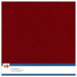 Card Deco Linen Cardstock Burgundy 10 Vel 30,5x30,5 cm (LKK-SC14)