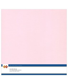 Card Deco Linen Cardstock Light Pink 10 Vel 30,5x30,5 cm (LKK-SC15)