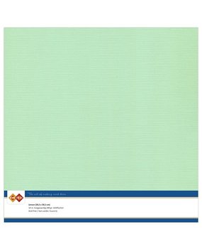Card Deco Linen Cardstock Middle Green 10 Vel 30,5x30,5 cm (LKK-SC20)