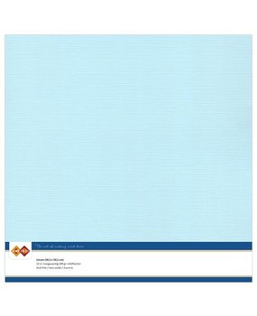 Card Deco Linen Cardstock Baby Blue 10 Vel 30,5x30,5 cm (LKK-SC27)