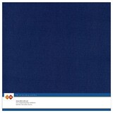 Card Deco Linen Cardstock Dark Blue 10 Vel 30,5x30,5 cm (LKK-SC30)
