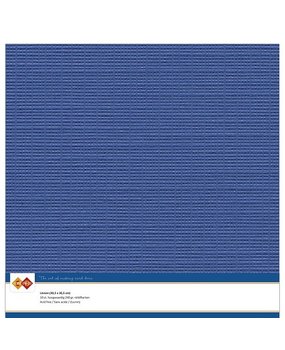 Card Deco Linen Cardstock Ultramarine 10 Vel 30,5x30,5 cm (LKK-SC39)