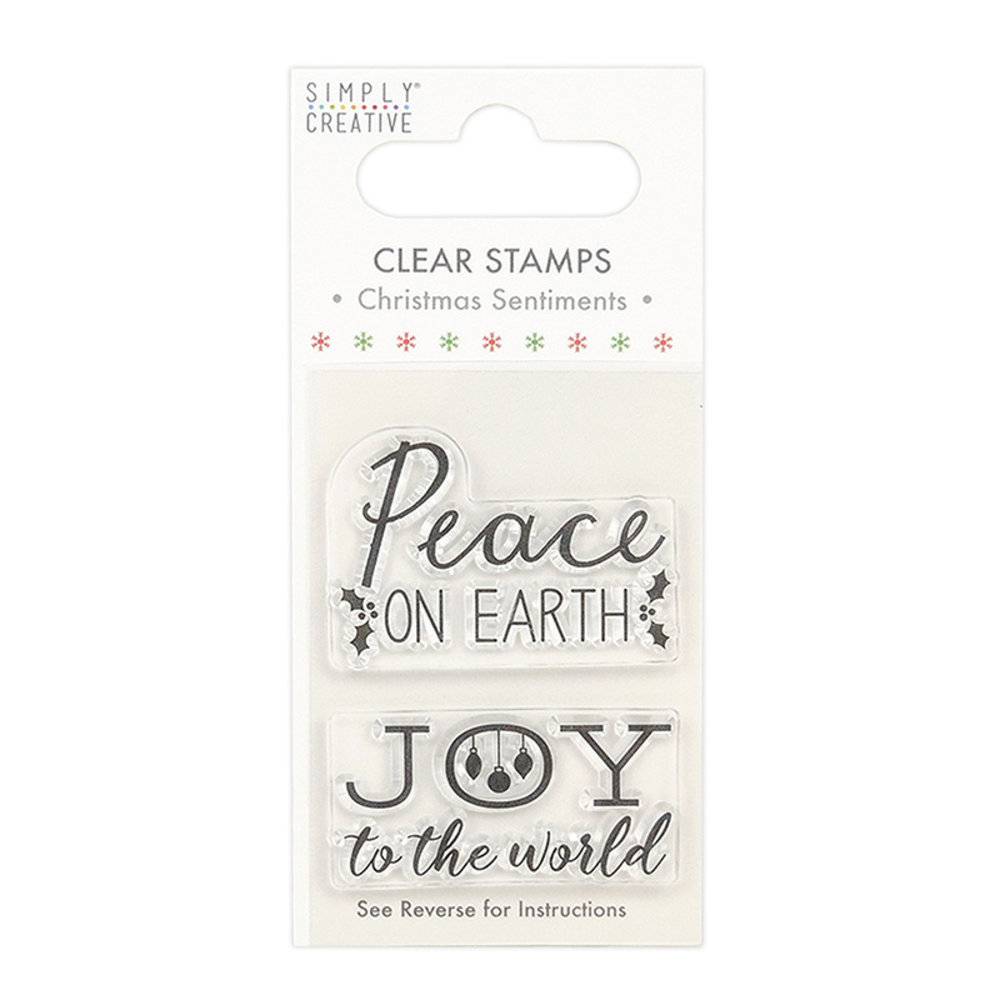 Simply Creative Peace on Earth Clear Stamps (SCSTP026X20) Simply Creative Peace on Earth Clear Stamps (SCSTP026X20)