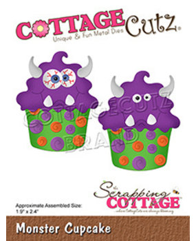 Scrapping Cottage CottageCutz Monster Cupcake (CC-812)