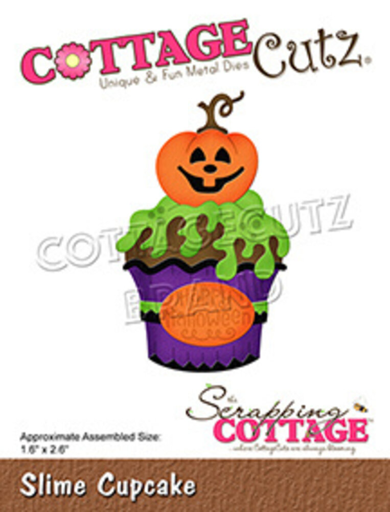 Scrapping Cottage CottageCutz Slime Cupcake (CC-813)