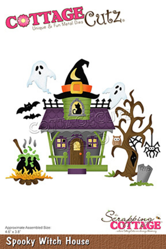Scrapping Cottage CottageCutz Spooky Witch House (CC-817) Scrapping Cottage CottageCutz Spooky Witch House (CC-817)