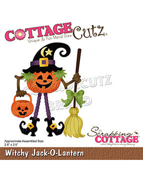 Scrapping Cottage CottageCutz Witchy Jack-O-Lantern (CC-824) Scrapping Cottage CottageCutz Witchy Jack-O-Lantern (CC-824)