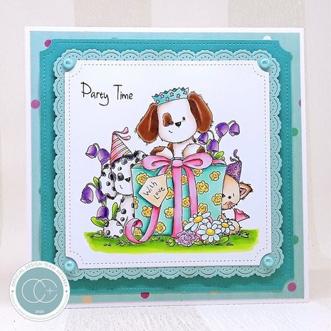 Craft Consortium The Gift of Giving Party Time Clear Stamps (CCSTMP038) Craft Consortium The Gift of Giving Party Time Clear Stamps (CCSTMP038)