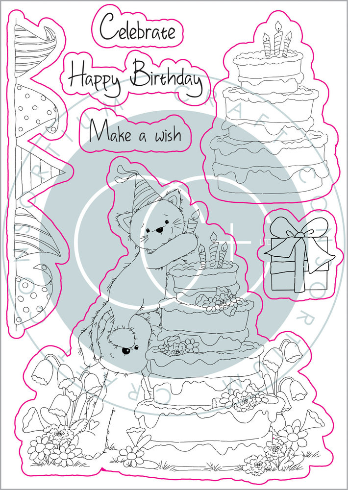 Craft Consortium The Gift of Giving Make a Wish Clear Stamps (CCSTMP039) Craft Consortium The Gift of Giving Make a Wish Clear Stamps (CCSTMP039)