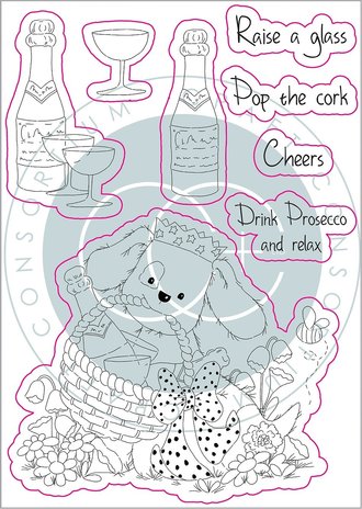 Craft Consortium The Gift of Giving Pop the Cork Clear Stamps (CCSTMP042) Craft Consortium The Gift of Giving Pop the Cork Clear Stamps (CCSTMP042)