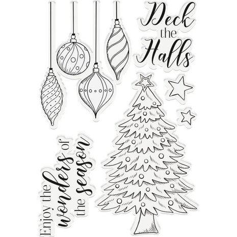 Crafter's Companion Deck the Halls Clear Stamps (CC-STP-DECK) Crafter's Companion Deck the Halls Clear Stamps (CC-STP-DECK)