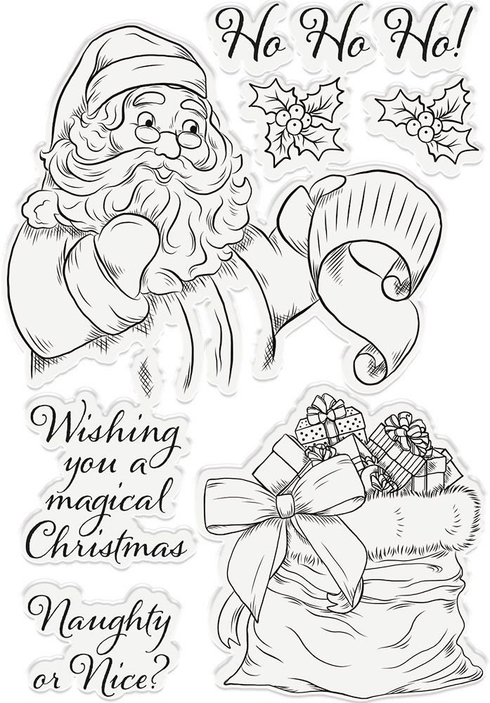 Crafter's Companion Ho Ho Ho! Clear Stamps (CC-STP-HOHO) Crafter's Companion Ho Ho Ho! Clear Stamps (CC-STP-HOHO)