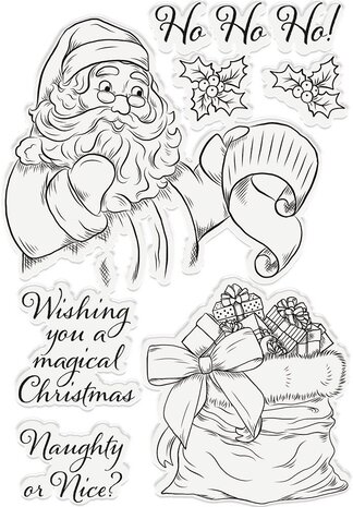 Crafter's Companion Ho Ho Ho! Clear Stamps (CC-STP-HOHO) Crafter's Companion Ho Ho Ho! Clear Stamps (CC-STP-HOHO)
