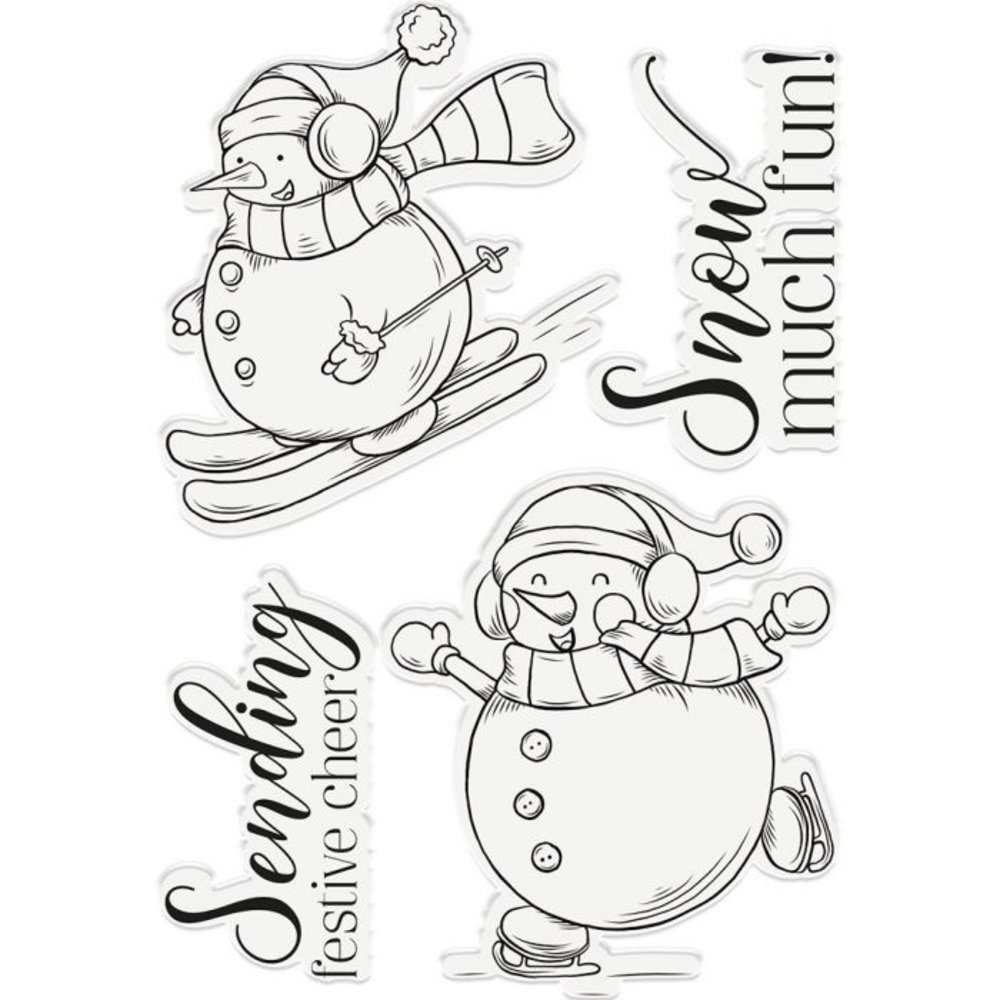 Crafter's Companion Snow Much Fun Clear Stamps (CC-STP-SMFUN) Crafter's Companion Snow Much Fun Clear Stamps (CC-STP-SMFUN)