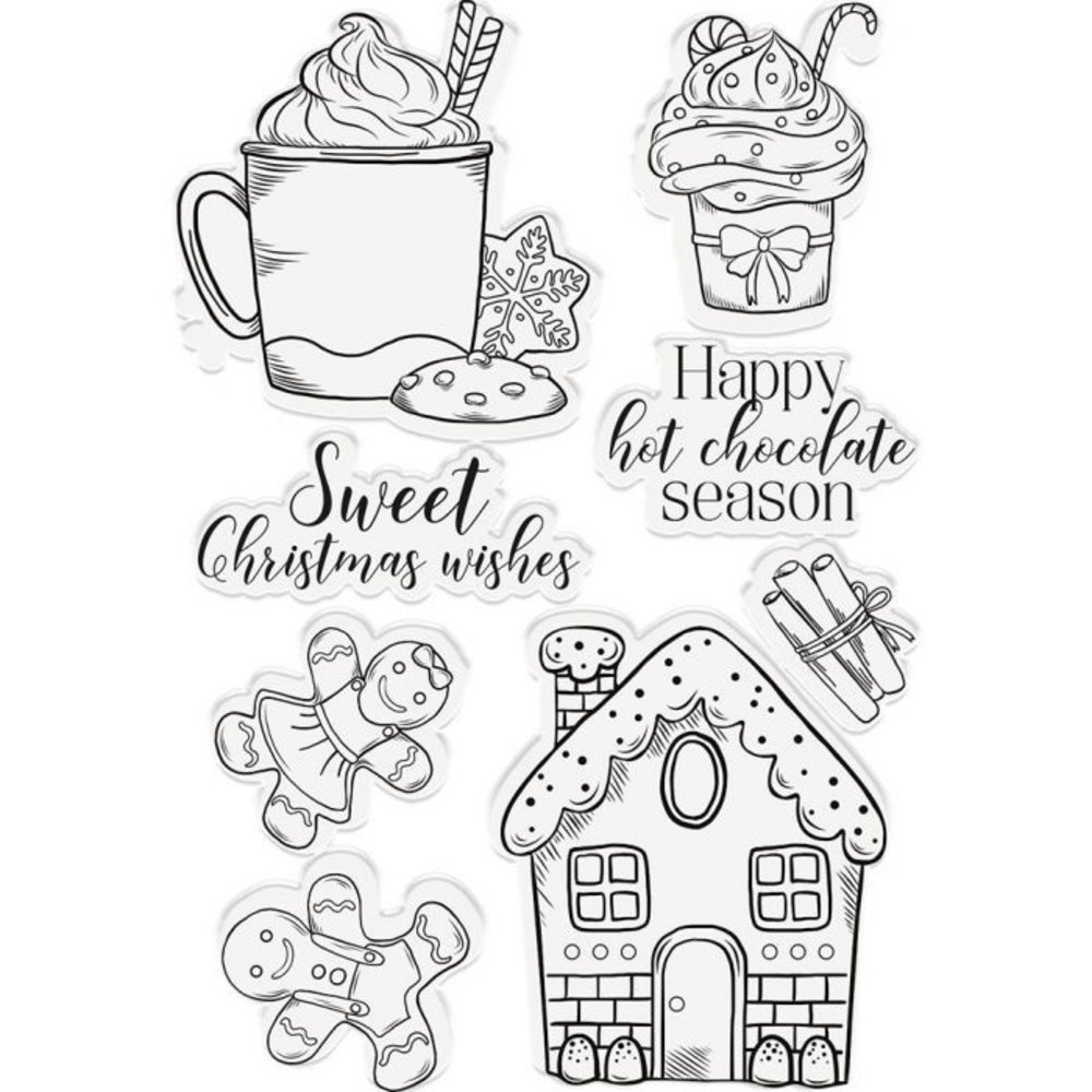 Crafter's Companion Sweet Christmas Clear Stamps (CC-STP-SWEETC) Crafter's Companion Sweet Christmas Clear Stamps (CC-STP-SWEETC)
