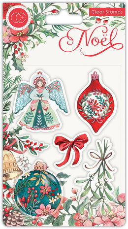 Craft Consortium Noel Decorations Clear Stamps (CCSTMP044) Craft Consortium Noel Decorations Clear Stamps (CCSTMP044)