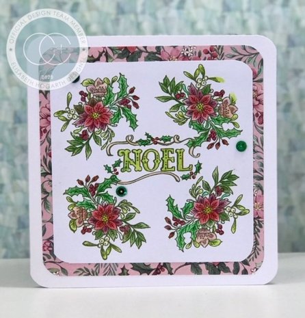 Craft Consortium Noel Flora Clear Stamps (CCSTMP046) Craft Consortium Noel Flora Clear Stamps (CCSTMP046)