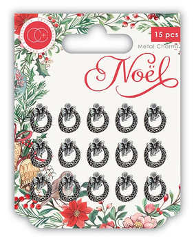 Craft Consortium Noel Wreath Charms (CCMCHRM014) Craft Consortium Noel Wreath Charms (CCMCHRM014)