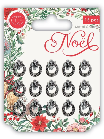 Craft Consortium Noel Wreath Charms (CCMCHRM014) Craft Consortium Noel Wreath Charms (CCMCHRM014)