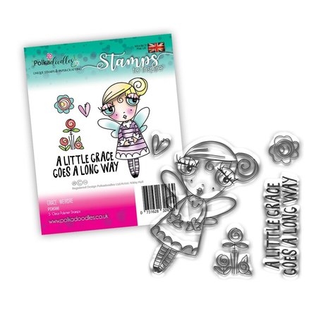 Polkadoodles Weirdre Grace Clear Stamps (PD8066) Polkadoodles Weirdre Grace Clear Stamps (PD8066)