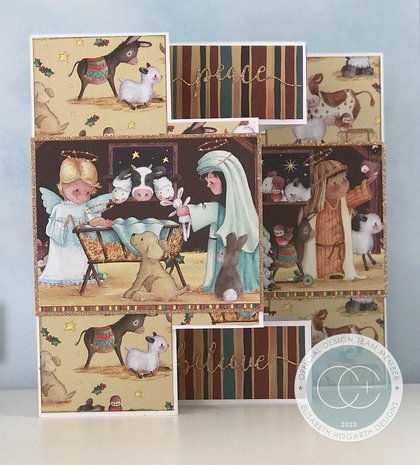 Craft Consortium Nativity 6x6 Inch Paper Pad (CCPPAD021B) Craft Consortium Nativity 6x6 Inch Paper Pad (CCPPAD021B)