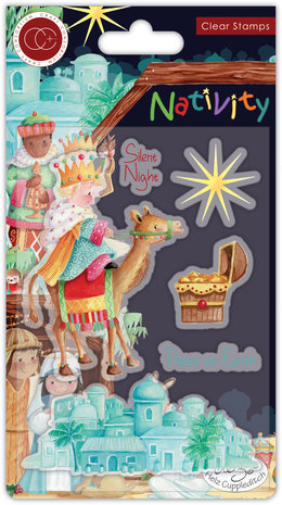 Craft Consortium Nativity Bethlehem Clear Stamps (CCSTMP049) Craft Consortium Nativity Bethlehem Clear Stamps (CCSTMP049)