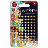 Craft Consortium Nativity Adhesive Pearl Stars (CCAPRL005)