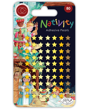Craft Consortium Nativity Adhesive Pearl Stars (CCAPRL005) Craft Consortium Nativity Adhesive Pearl Stars (CCAPRL005)