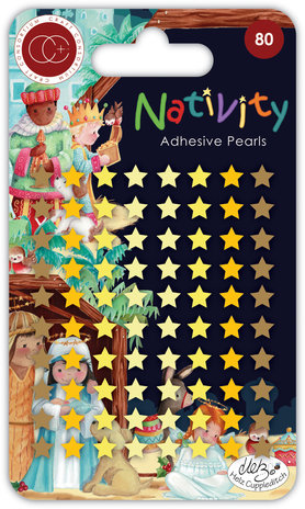 Craft Consortium Nativity Adhesive Pearl Stars (CCAPRL005) Craft Consortium Nativity Adhesive Pearl Stars (CCAPRL005)