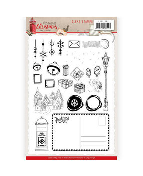 Amy Design Nostalgic Christmas Clear Stamp Set (ADCS10071)
