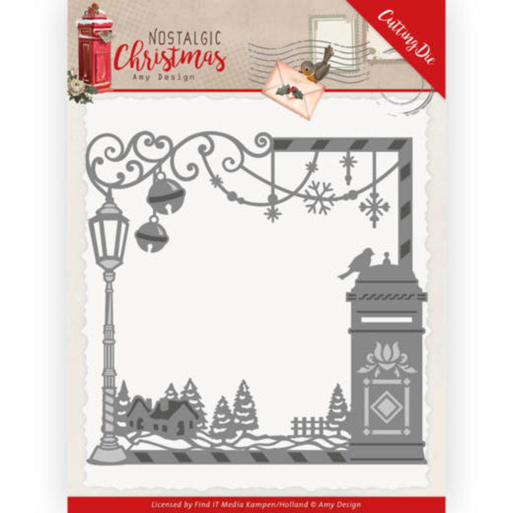 Amy Design Nostalgic Christmas Christmas Mail Box Die (ADD10220) Amy Design Nostalgic Christmas Christmas Mail Box Die (ADD10220)