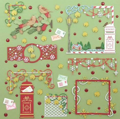 Amy Design Nostalgic Christmas Hanging Snowflakes Die (ADD10224)