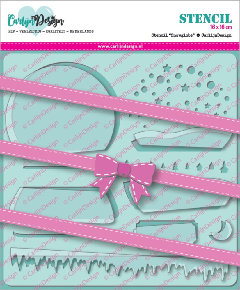Carlijn Design Stencil Snow Globe (CDSC-0007) Carlijn Design Stencil Snow Globe (CDSC-0007)